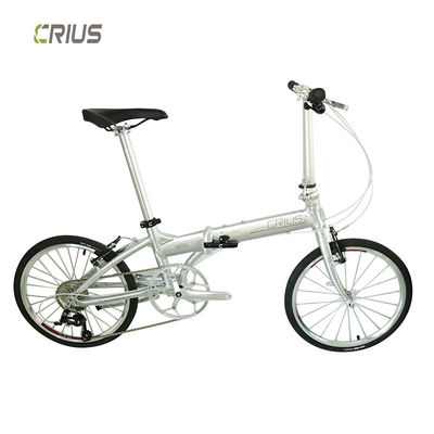 20インチ Crius 折りたたむ自転車 Vブレーキと9スピード 屋外トレーニングのための完璧なコンビニ
