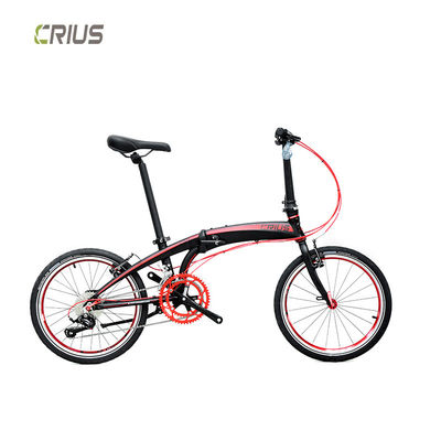 折りたたみ自転車 20インチ 9 スピード 速度 ハイエンド製品 軽量 MTB RB ブレーキ V ブレーキ