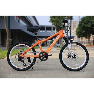 20 インチ キッズ バイク ソフトテール フレーム 赤/青 トレーニングホイール 3-8歳