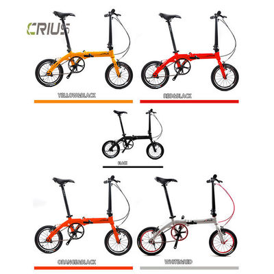 衝撃に耐えるフレーム Crius 14インチ スマート軽量合金折りたたみ自転車