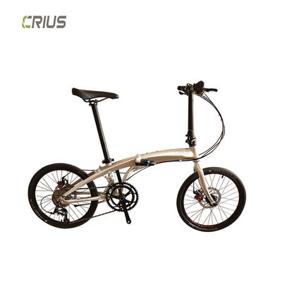 Crius 20" アルミ合金折りたたみ運動自転車 9速FSCチェーンとSMN 4000シファー