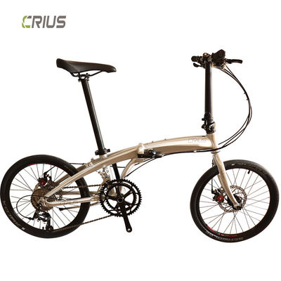 Crius 20" アルミ合金折りたたみ運動自転車 9速FSCチェーンとSMN 4000シファー