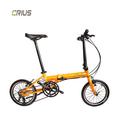 男性用 16インチ Crius Shadow スタンダード折りたたみロードバイク Xunjie 9s 11-28T カセット
