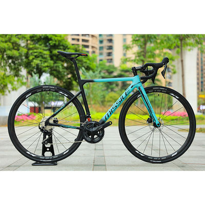 レースロードバイク ディスクブレーキと炭素繊維フォークOEM 21スピードMTBマウンテンバイク