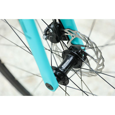 レースロードバイク ディスクブレーキと炭素繊維フォークOEM 21スピードMTBマウンテンバイク