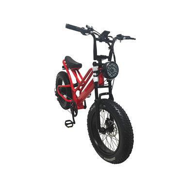 電子ファットタイヤ 電気自転車 20インチファットタイヤ 500w エバイク 48v スマートタイプ