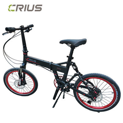 20インチの折りたたみ自転車9速とディスクブレーキの最高性能軽量自転車
