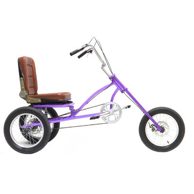 16インチ シングルスピード三輪車 ディスクブレーキ 160mm 高炭素鋼のハンドル