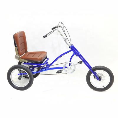 フロントバックブレーキ 16 インチ アダルト・トライサイクルのトライサイクル アルミペダルとシングルスピード