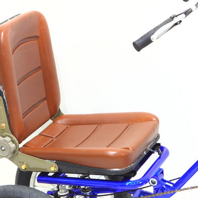 フロントバックブレーキ 16 インチ アダルト・トライサイクルのトライサイクル アルミペダルとシングルスピード