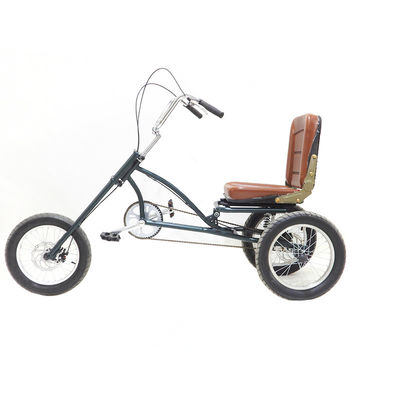 高炭素鋼のハンドルスタム 7 スピード 大人のための貨物自転車 マニュアルトライク