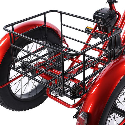 フロント24 後ろ20 スノータイヤ 電動三輪車 シマノ 後ろ7速48V15Aバッテリー