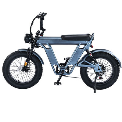 20インチファットタイヤ電動自転車 48V アルミ合金フレームとダブルサスペンション