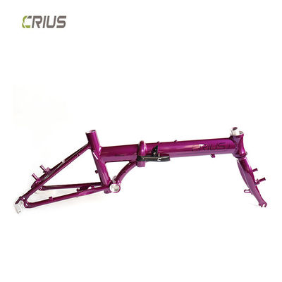 カスタマイズされたカラー Crius 16 インチ折りたたみの自転車フレーム 2300gの重量とVブレーキ/Dブレーキ