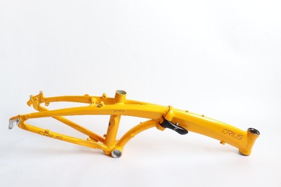 自転車フレーム OEM カスタマイズされた折りたたみ式エバイクフレーム 2900g グロスの表面加工モード