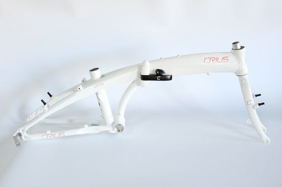 自転車フレーム OEM カスタマイズされた折りたたみ式エバイクフレーム 2900g グロスの表面加工モード