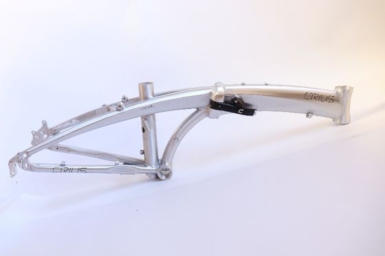 Crius アルミ 折りたたみの自転車フレーム 20 インチ 速度 折りたたみのアルミ バイクフレーム