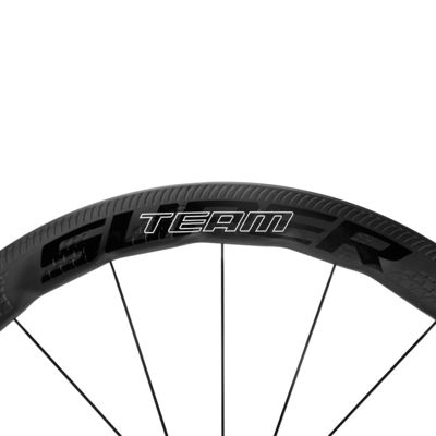 カーボンファイバー スーパーチーム ロードバイク ホイールセット 25mm 幅 50mm 深さ セラミックベアリングハブ
