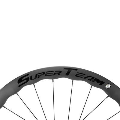 オーダーメイド スーパーチーム 25mm 幅 45mm 深さ クリンチャー 炭素自転車ホイール