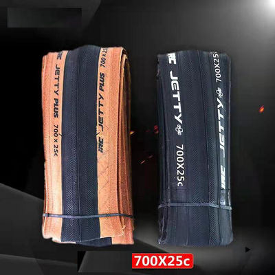700x23/25/28C 折りたたみレトロ イエロー エッジ 700C 道路自転車タイヤ 黒と黄色