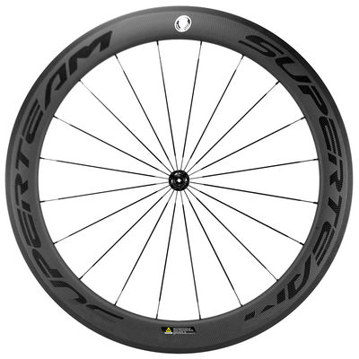 カスタマイズ可能な45mmカーボンファイバー道路自転車ホイールセット 700c 20 24h R13ハブカーボンホイール