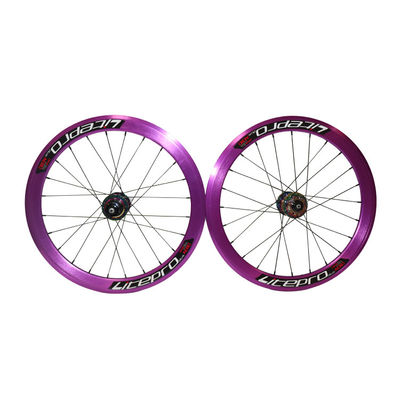 451 ディスクブレーキ アルミニウム合金 自転車ホイール 自転車ホイールセット クリンチャー 24-30h スポークホール
