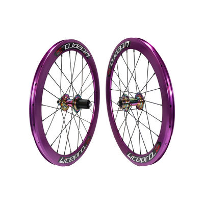 451 ディスクブレーキ アルミニウム合金 自転車ホイール 自転車ホイールセット クリンチャー 24-30h スポークホール