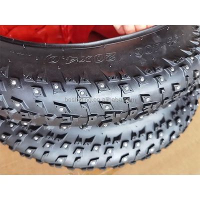 20"X4.0" スタッドデブバイク タイヤ スノーバイク 電気自転車 冬の乗車