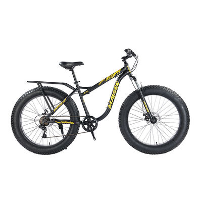 男性用鉄筋太い自転車 26"x4.0" シマノ 7s パーソナライズされたロゴ付き 強いキャリア