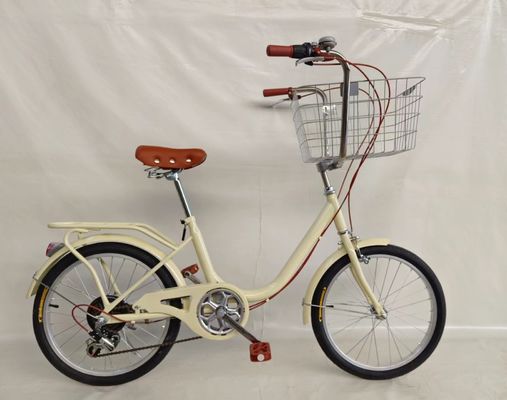 20インチ フロント ペットキャリッジのための大きなバスケット レディースシティバイク ファッションデザイン